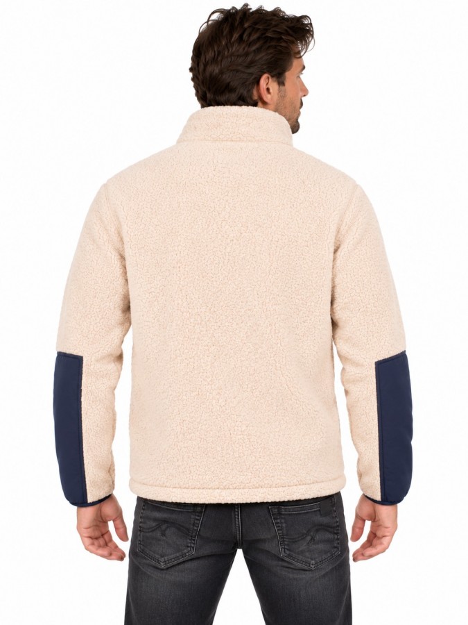 Afbeelding van KS55001 Steele Teddy White Pepper - Heren Overshirt  / Jasje - Kronstadt